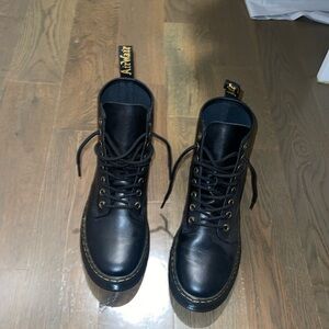 Black dr martens worn twice